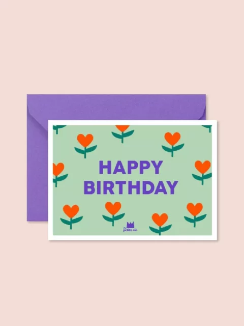 Carte postale d'anniversaire - Happy birthday