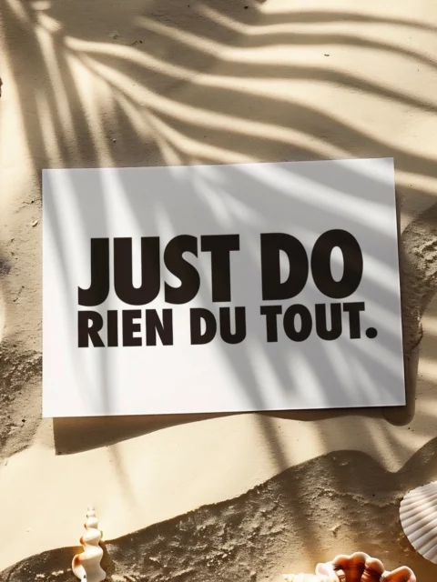 Carte postale - Just do rien du tout