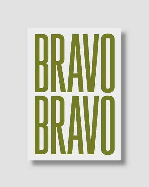 Carte postale - Bravo bravo