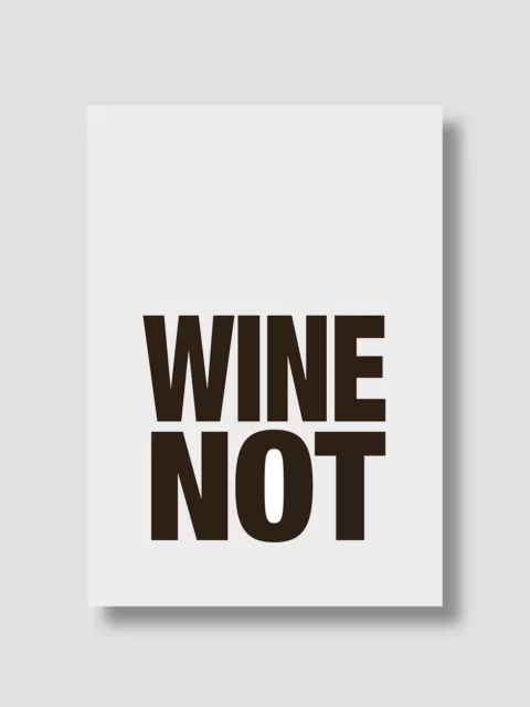 Carte postale - Wine not