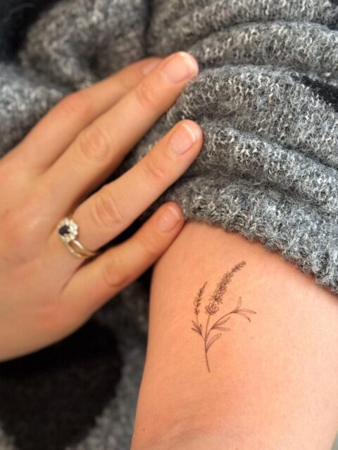 Tatouage éphémère - Lot de 5 - Brin de lavande