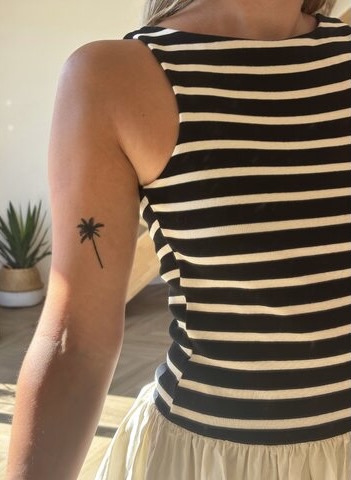 Tatouage éphémère - Lot de 5 - Palmier