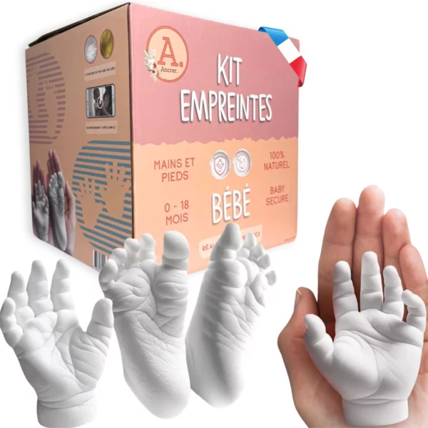 Kit empreintes bébé - 4 moulages