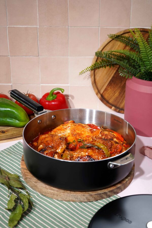 La Merveilleuse - Sauteuse en inox 28 cm