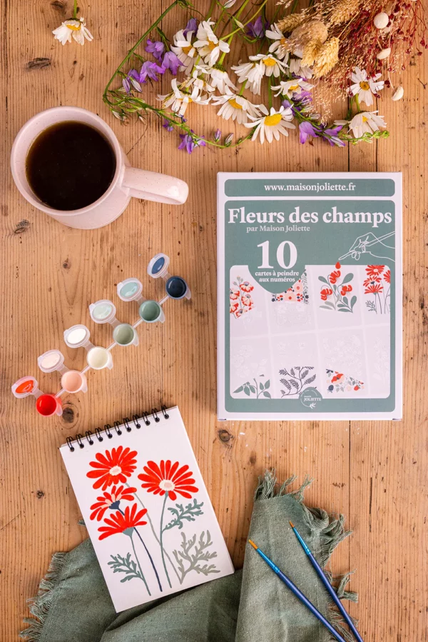 Peinture aux numéros - Fleurs des champs