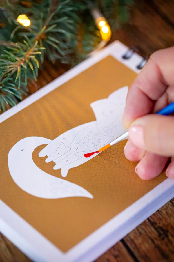 Peinture aux numéros - Calendrier de l'Avent