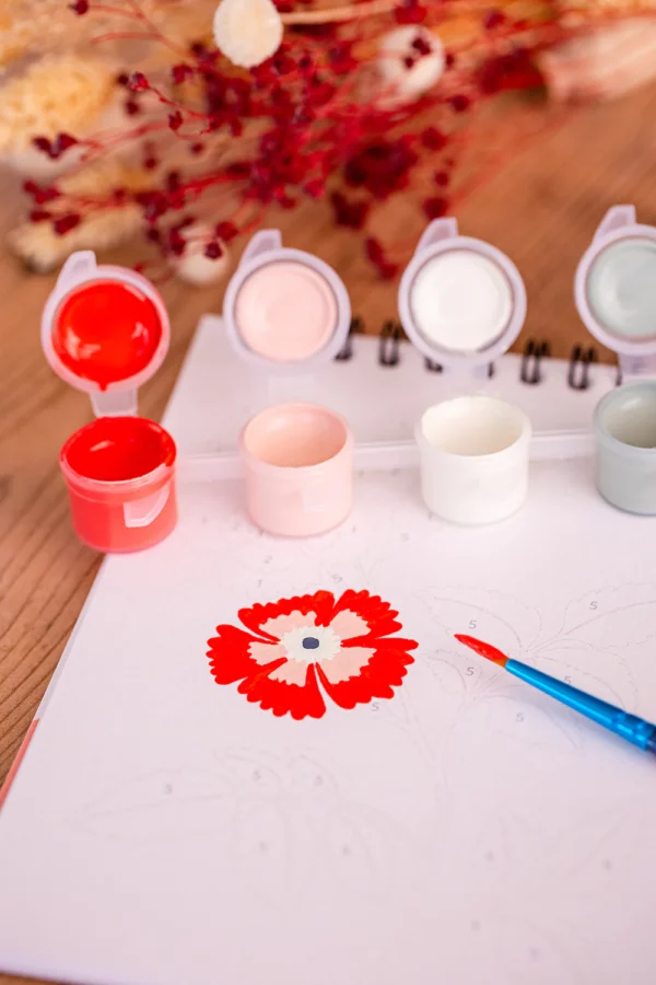 Peinture aux numéros - Fleurs des champs