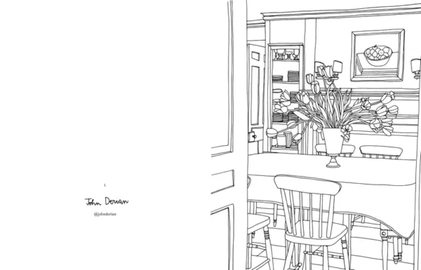 743425-001-C Carnet de coloriage - Fleurs