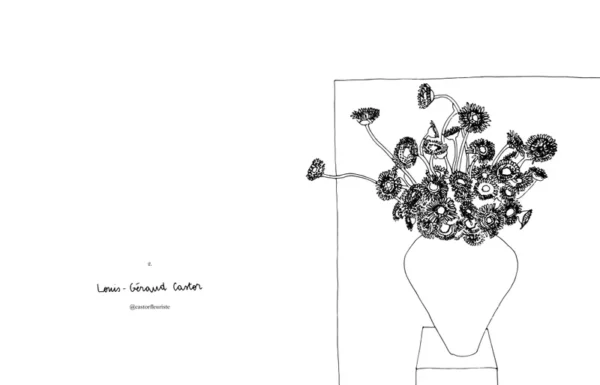 743426-001-C Carnet de coloriage - Fleurs