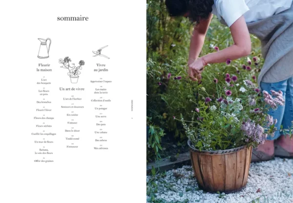 744311-001-C Livre - Les fleurs