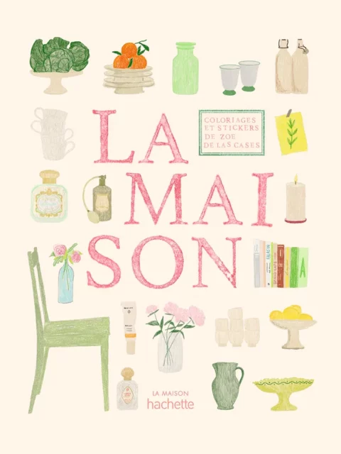 9782017300366-001-X Carnet de coloriage & de stickers - La Maison
