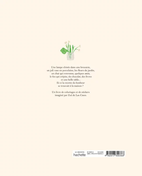Carnet de coloriage & de stickers - La Maison