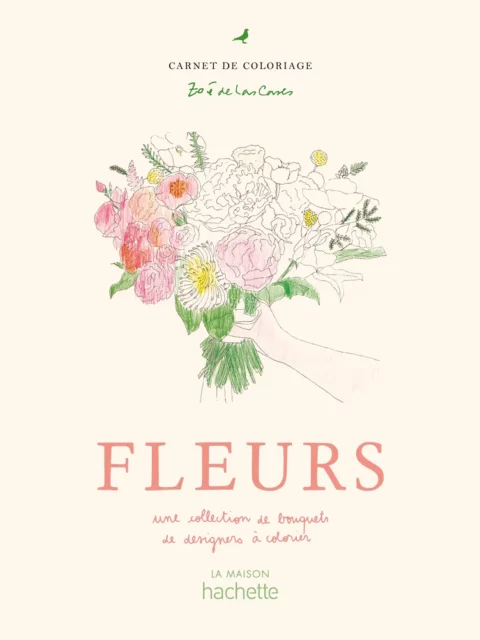 9782019327194-001-X Carnet de coloriage - Fleurs