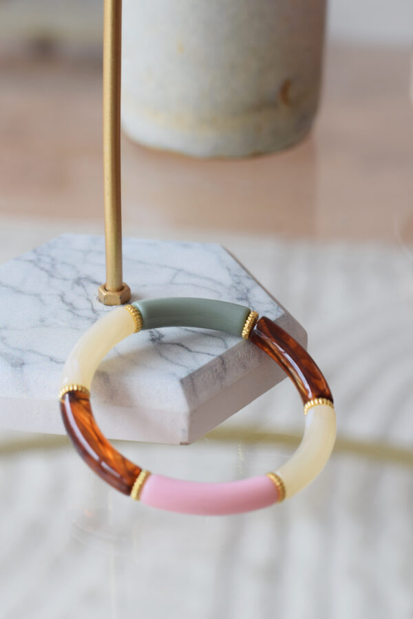 Bracelet en acrylique - Gold n°22