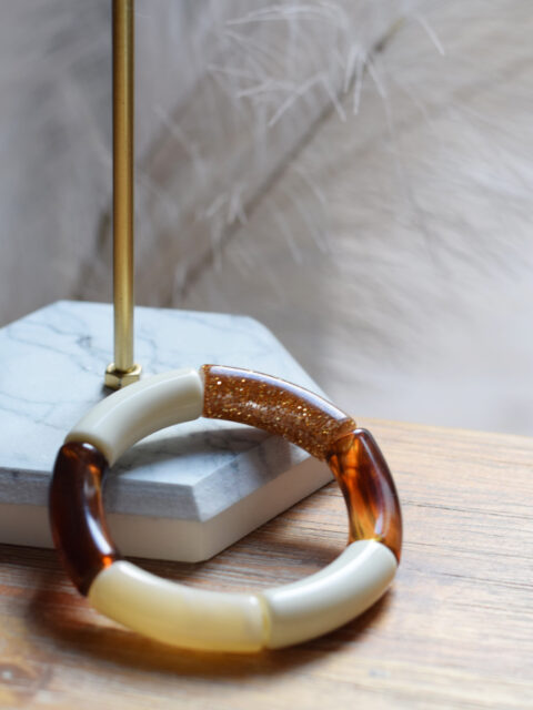 Bracelet en acrylique - Glitter n°4