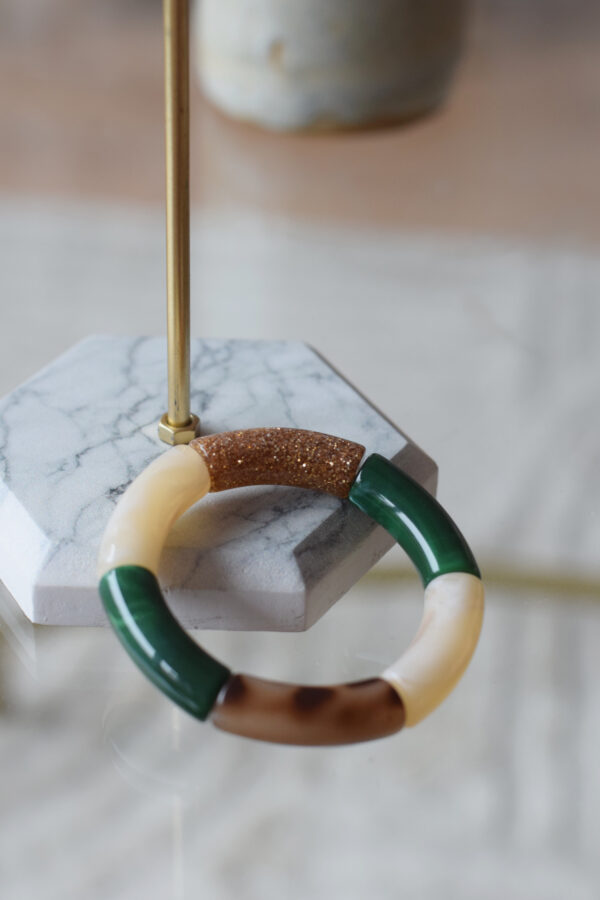 Bracelet en acrylique - Glitter n°88