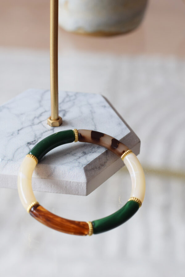 Bracelet en acrylique - Gold n°40