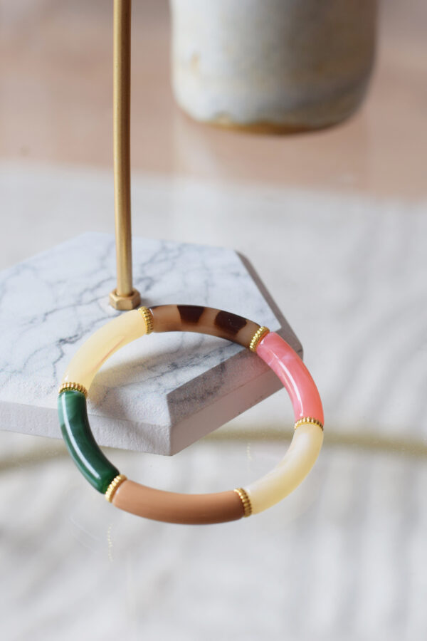 Bracelet en acrylique - Gold n°47