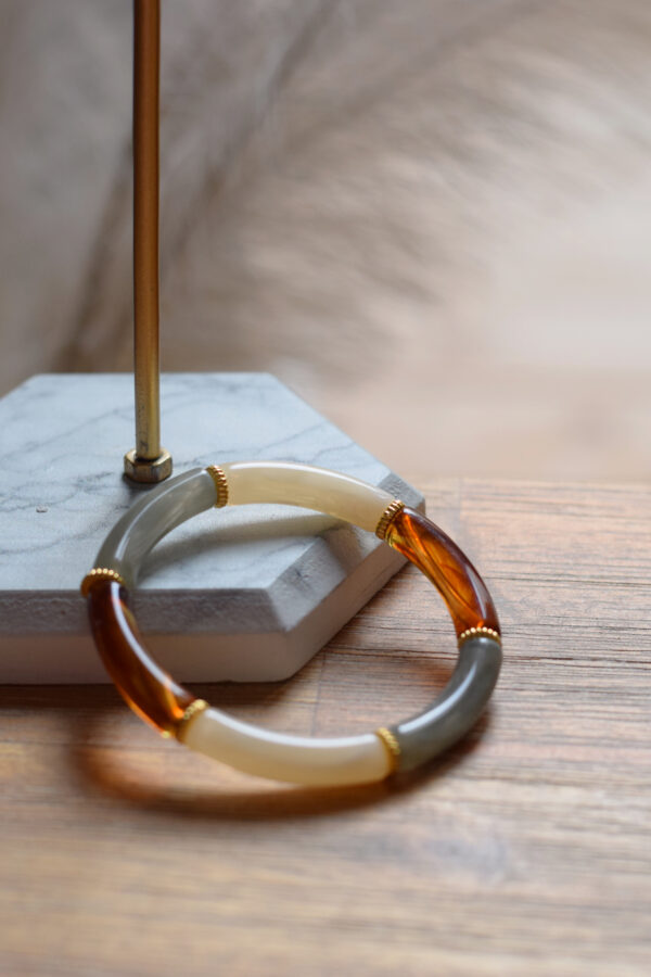 Bracelet en acrylique - Gold n°5