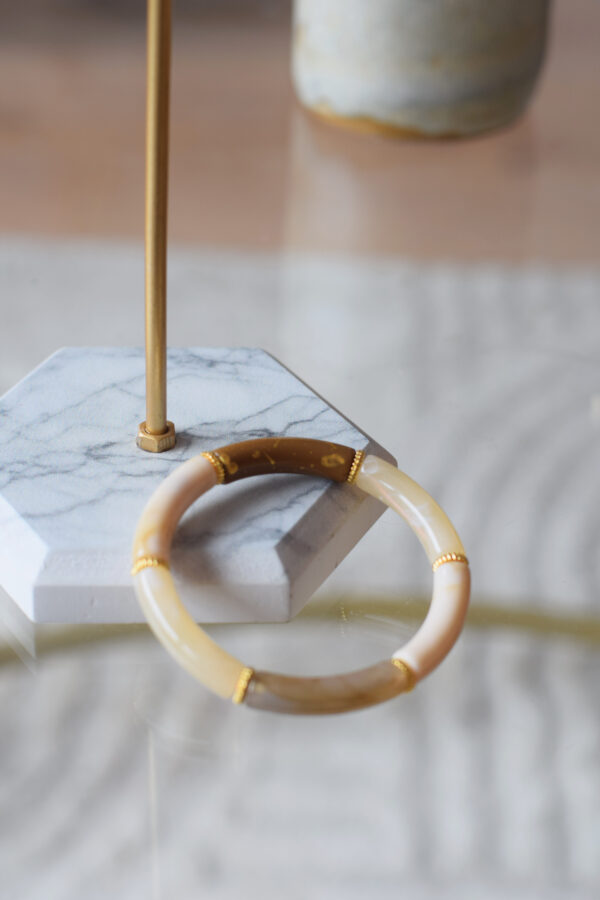 Bracelet en acrylique - Gold n°58