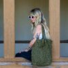 Sac cabas Elisabeth - Léopard olive