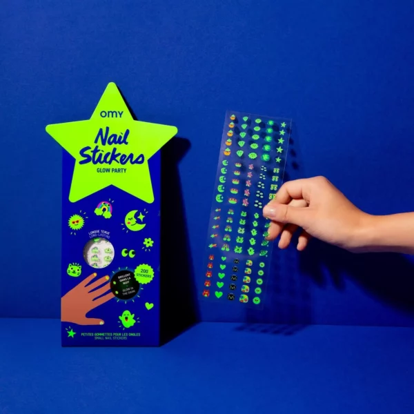 Stickers pour ongles - Glow party