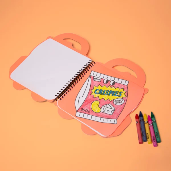 Carnet de coloriage & stickers - Yummy