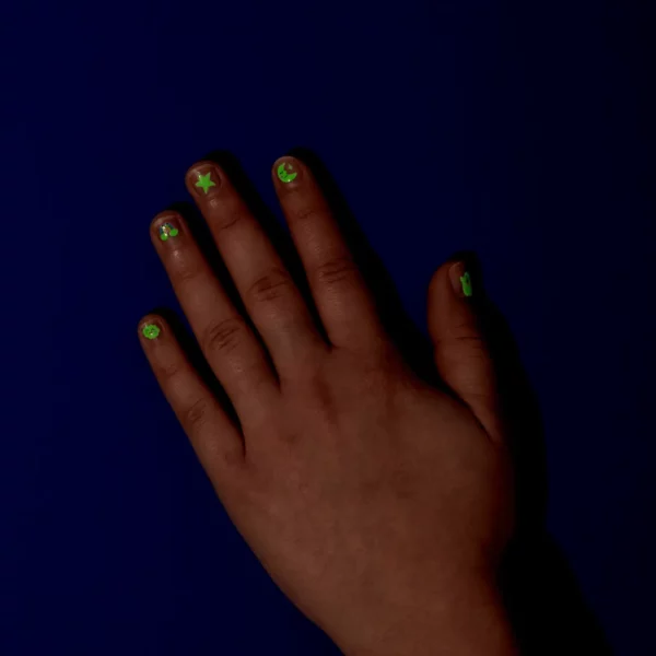 Stickers pour ongles - Glow party