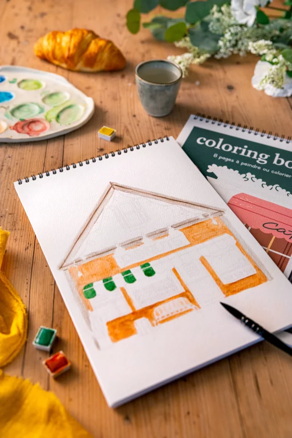 Carnet de coloriage A4 - Boutiques