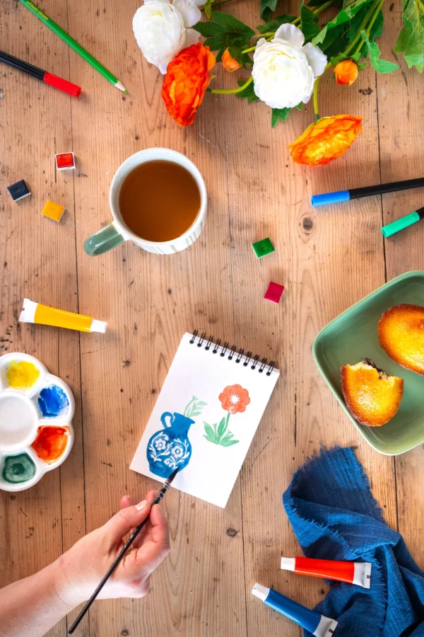 Carnet de coloriage A6 - Bloom