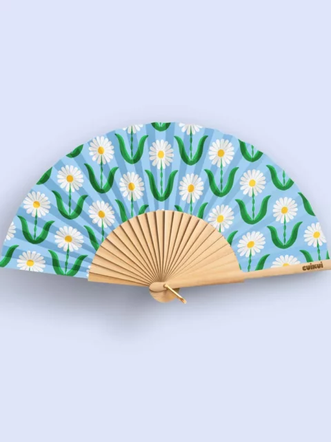 Éventail - Marguerites