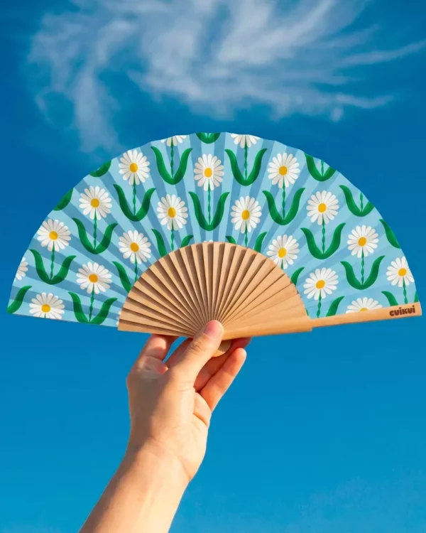 6693435-47faa36a0a6e23 Éventail - Marguerites