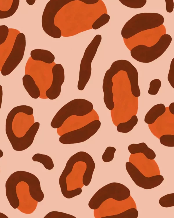 Éventail - Léopard