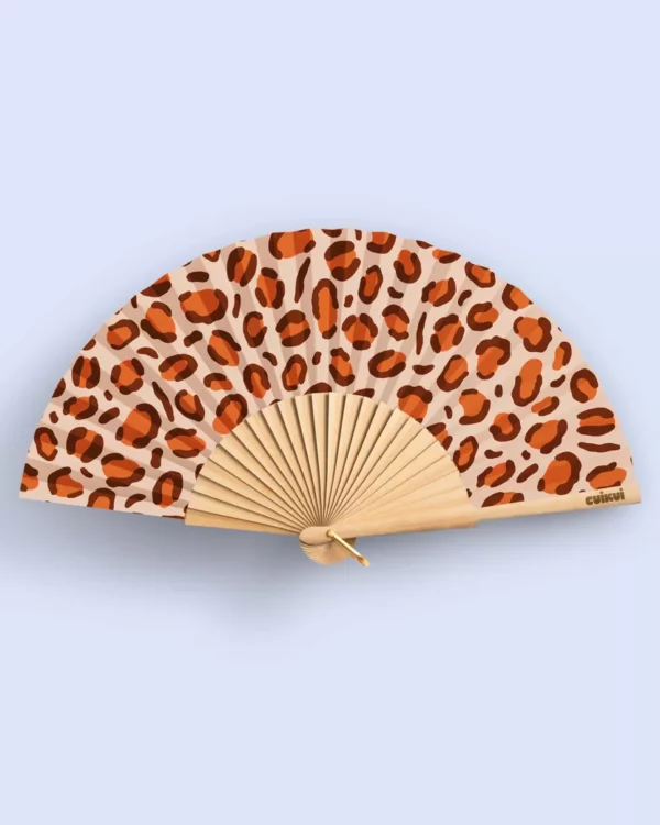 Éventail - Léopard