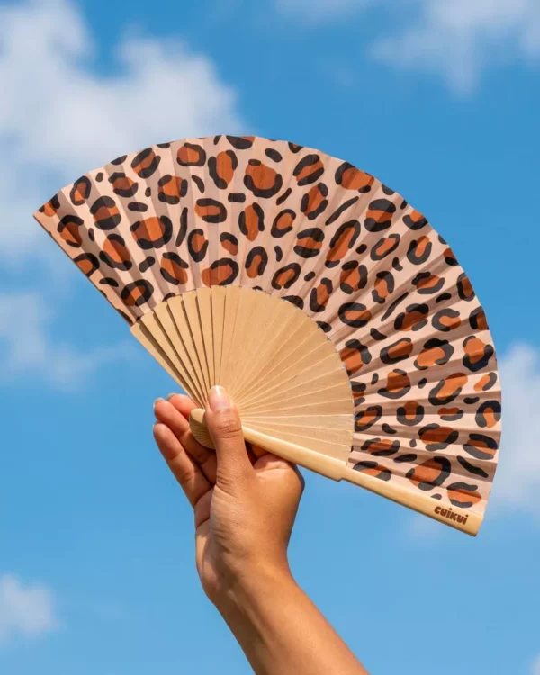 Éventail - Léopard