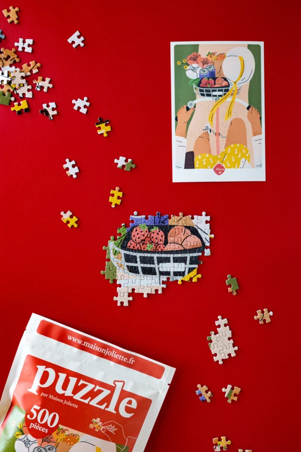 Puzzle 500 pièces - À bicyclette