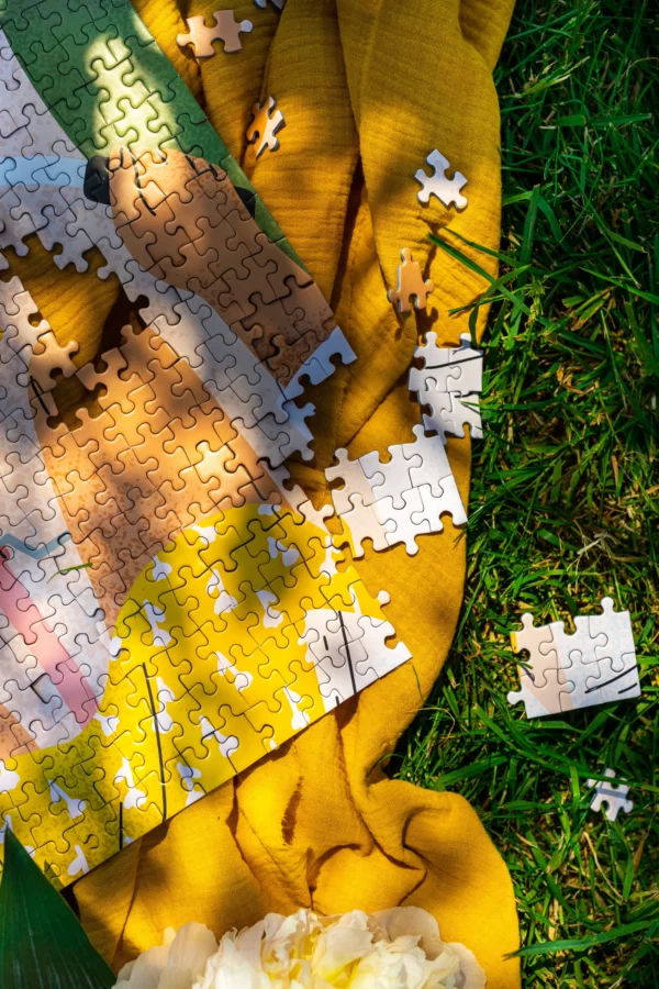 Puzzle 500 pièces - À bicyclette