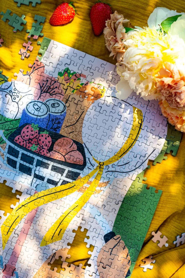 Puzzle 500 pièces - À bicyclette