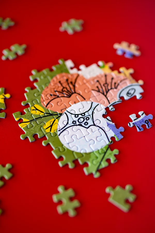 Puzzle 500 pièces - À bicyclette
