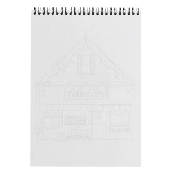 Carnet de coloriage A4 - Boutiques