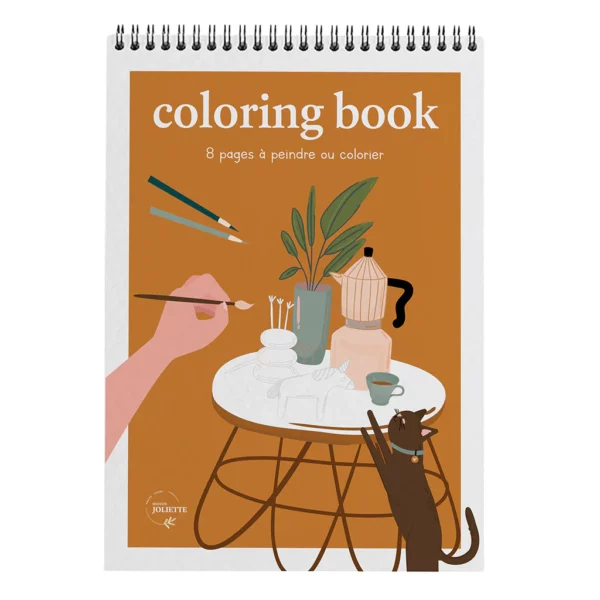 Carnet de coloriage A4 - Cosy