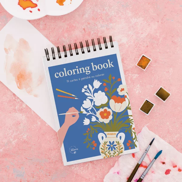 Carnet de coloriage A6 - Bloom