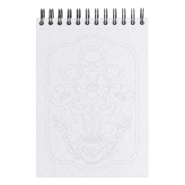 Carnet de coloriage A6 - Bloom