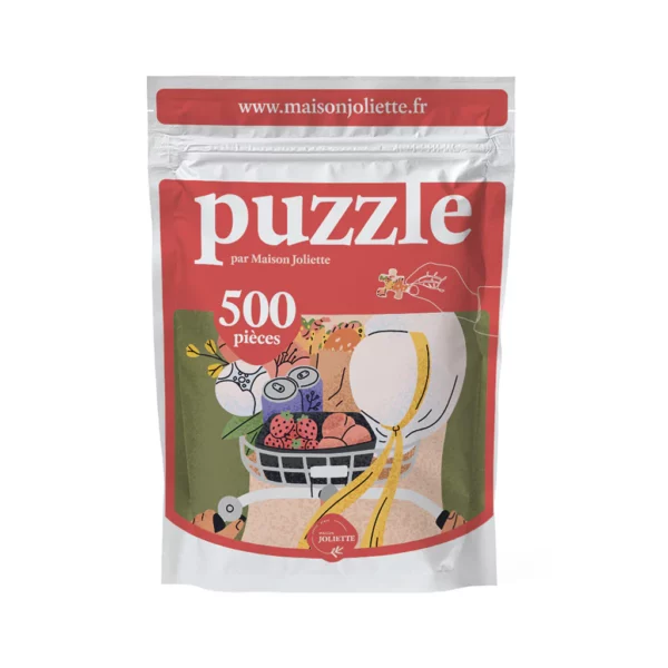 Puzzle 500 pièces - À bicyclette
