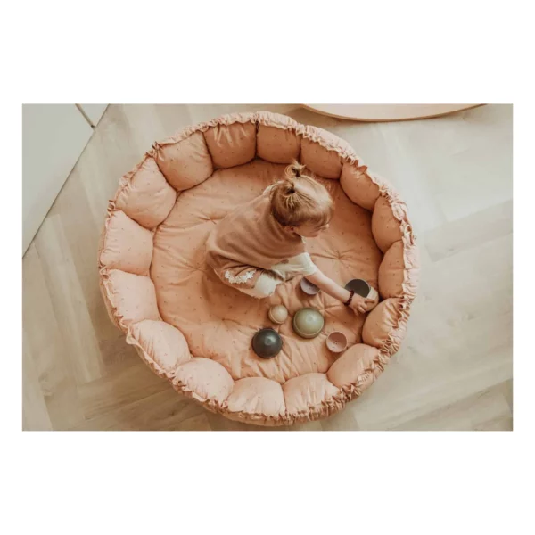 Tapis d'éveil & cocon organic - Fleuri