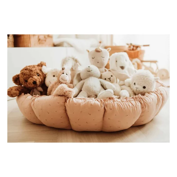 Tapis d'éveil & cocon organic - Fleuri