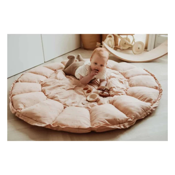 Tapis d'éveil & cocon organic - Fleuri