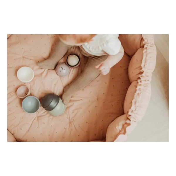 Tapis d'éveil & cocon organic - Fleuri