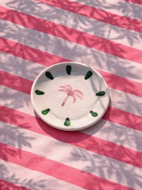 Coupelle en céramique - Palmier