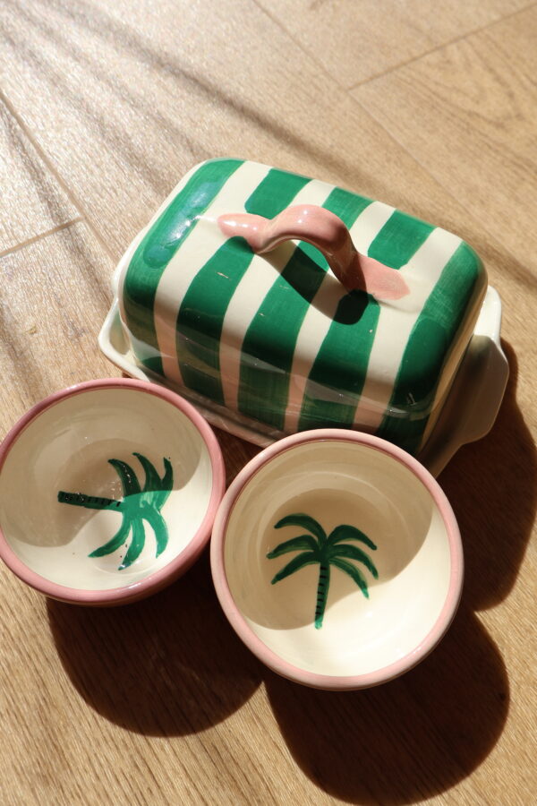 Beurrier en céramique